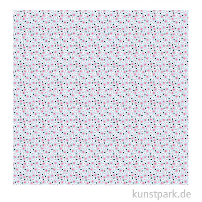 Artikelbild 1 des Artikels “DECOPATCH Papier 661 Blumen Blau-Rosa, 3 Stück “