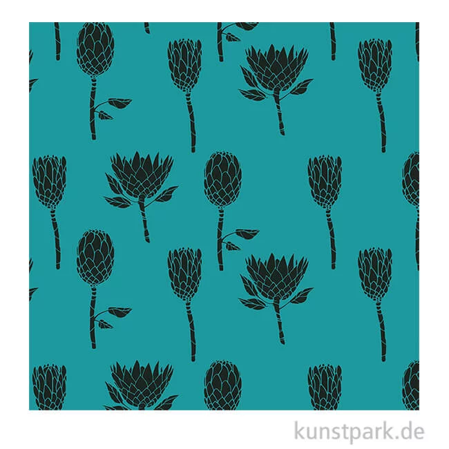 Artikelbild 1 des Artikels “DECOPATCH Papier 758 Blumen Türkis, 3 Stück “