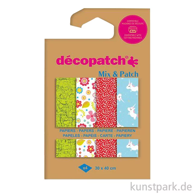 Artikelbild 1 des Artikels “DECOPATCH Papiere - Mix & Patch, Einhörner “