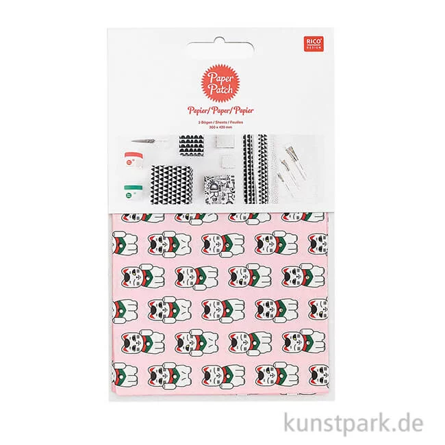 Artikelbild 1 des Artikels “Decoupage Papier - Jardin Japonais, Winkekatzen, 3 Stück “