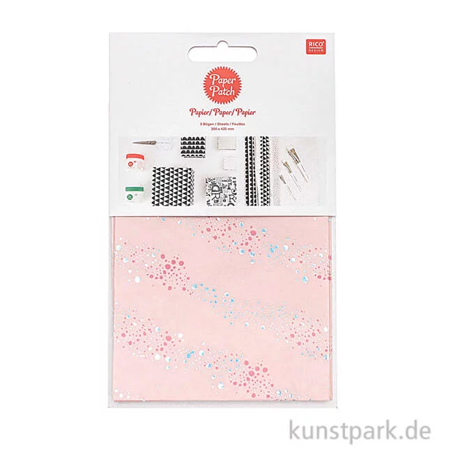 Artikelbild 1 des Artikels “Decoupage Papier - Mermaids, Luftblase, Rosa, 3 Stück “