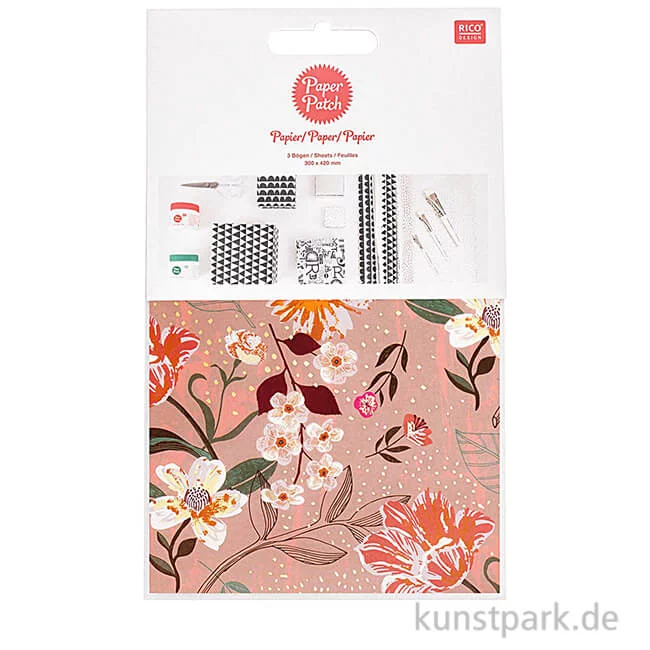 Artikelbild 1 des Artikels “Decoupage Papier - Nature Matters Blumen, 3 Stück “
