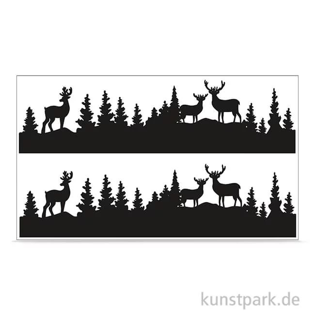 Artikelbild 1 des Artikels “Deko-Abziehmotive - Waldesruh, 2 Bogen “