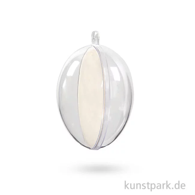 Artikelbild 1 des Artikels “Deko-Ei aus Kunststoff, zweiteilig 6,3 cm - 5 Stück“