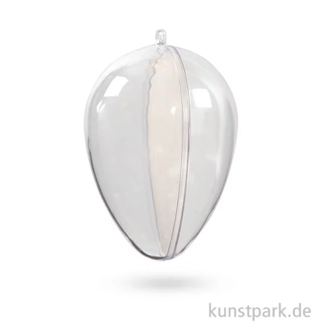 Artikelbild 1 des Artikels “Deko-Ei aus Kunststoff, zweiteilig 9 cm - 5 Stück“