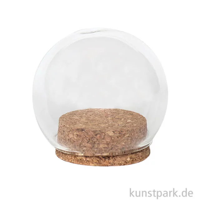 Artikelbild 1 des Artikels “Deko Glaskugel mit Korkboden, ca. 8 cm “