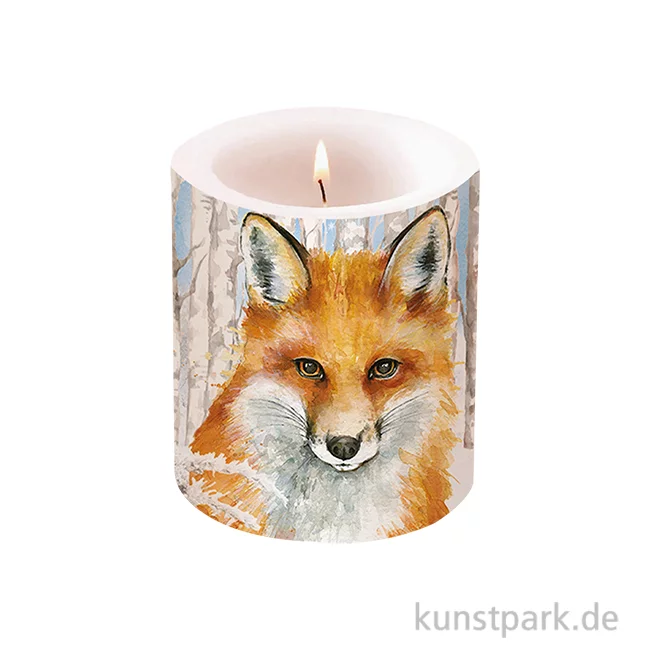 Artikelbild 1 des Artikels “Deko Kerze - Giorgia, Winter Fuchs, Höhe 9 cm “