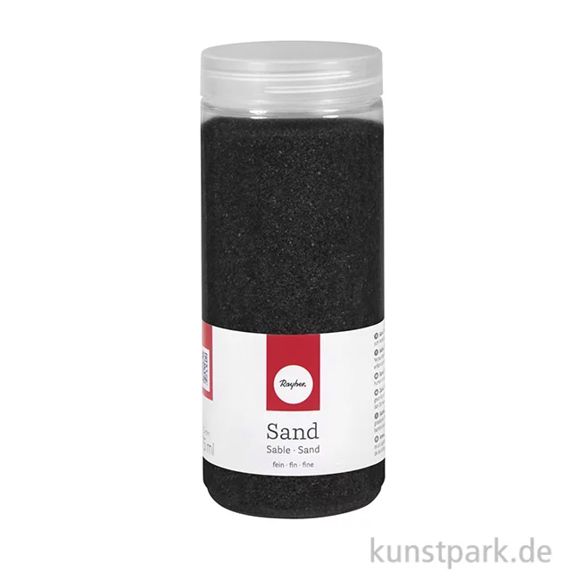 Artikelbild 1 des Artikels “Deko-Sand Fein Schwarz, 0,1 - 0,5 mm, 475 ml “