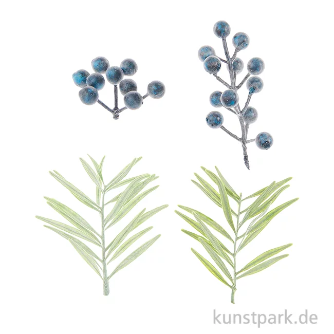 Artikelbild 1 des Artikels “Deko-Set Schlehenbeeren, Blau Grün, 4-teilig “