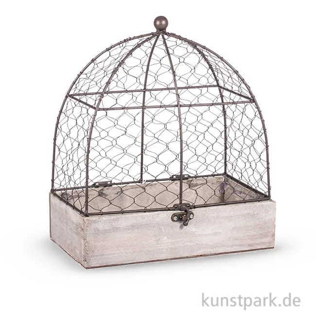Artikelbild 1 des Artikels “Deko Voliere - aus Holz und Metall “
