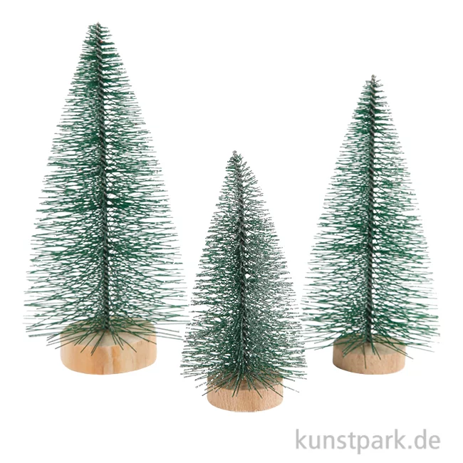 Artikelbild 1 des Artikels “Deko Weihnachtsbäume, 10 - 14 cm, 3 Stück “