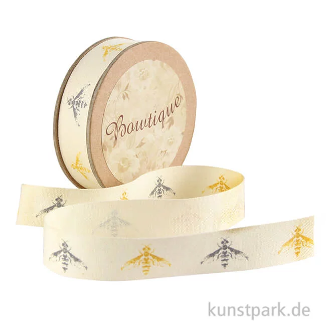 Artikelbild 1 des Artikels “Dekoband - Bienen, 15 mm x 5 m “