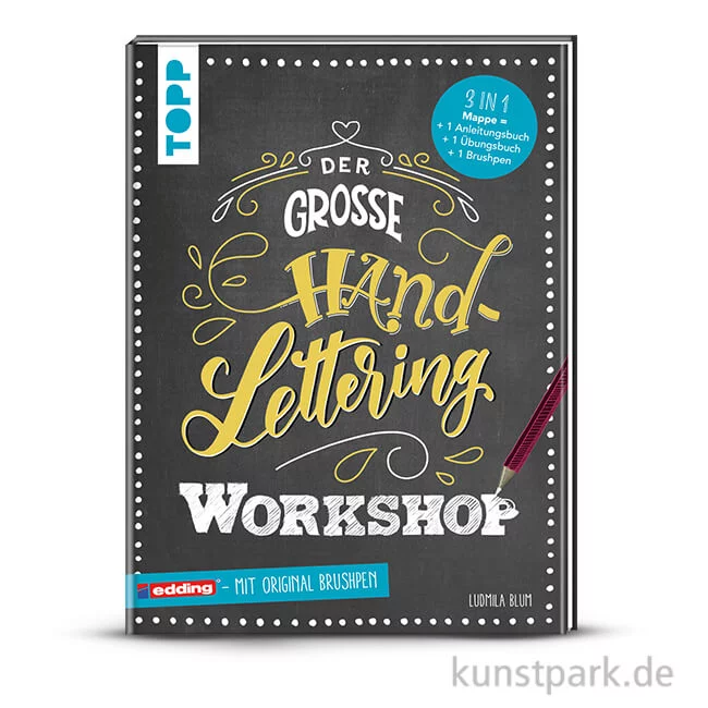 Artikelbild 1 des Artikels “Der große Handlettering Workshop, Topp Verlag “
