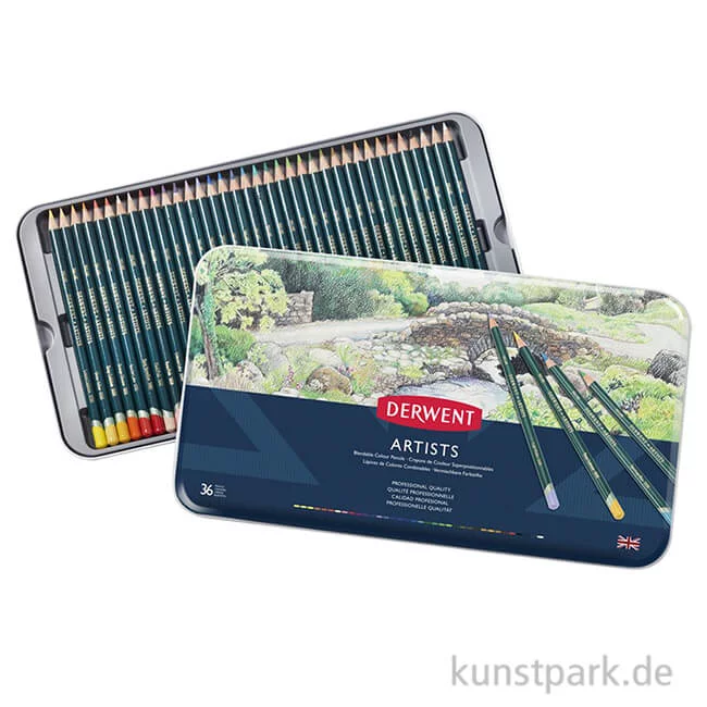 Artikelbild 1 des Artikels “Derwent ARTISTS, 36 Farbstifte im Metalletui “