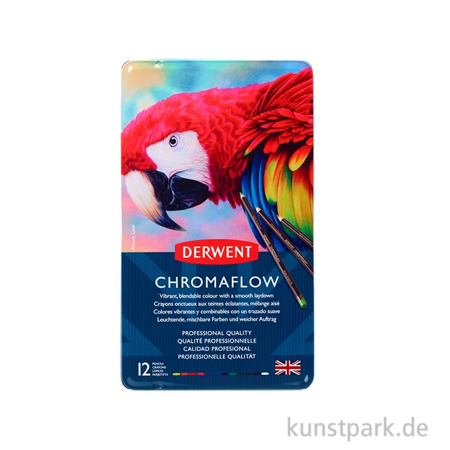 Artikelbild 1 des Artikels “Derwent CHROMAFLOW Farbstifte - 12er Set “
