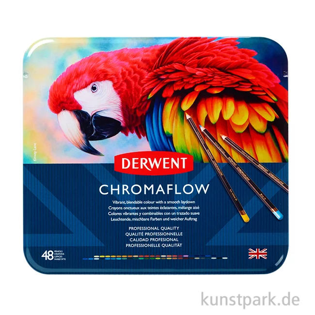 Artikelbild 1 des Artikels “Derwent CHROMAFLOW Farbstifte - 48er Set “