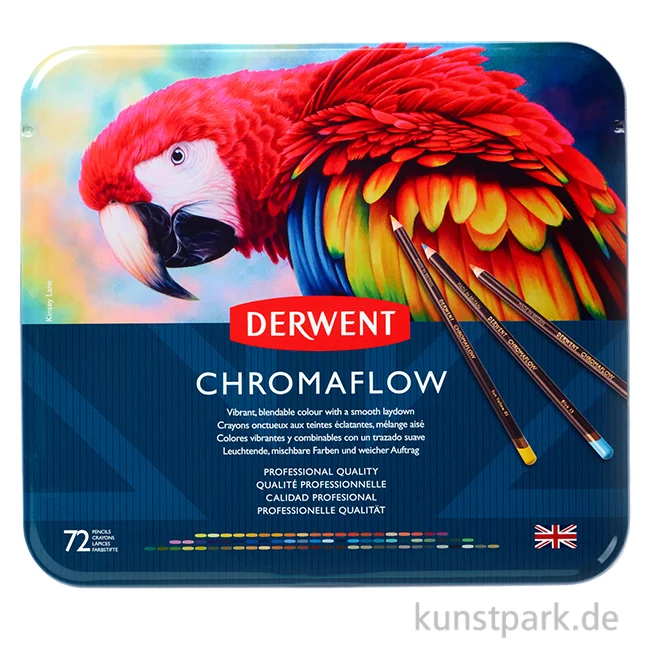 Artikelbild 1 des Artikels “Derwent CHROMAFLOW Farbstifte - 72er Set “