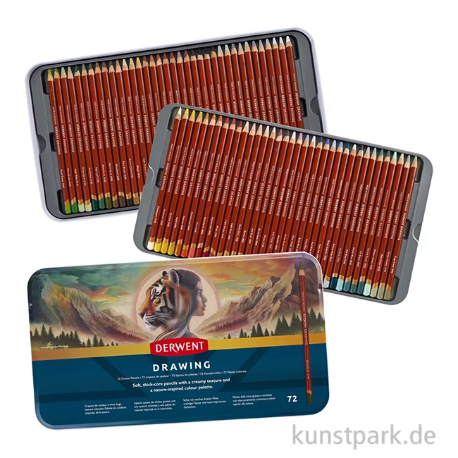 Artikelbild 1 des Artikels “Derwent DRAWING, 72 weiche Sepia-Stifte im Metalletui “