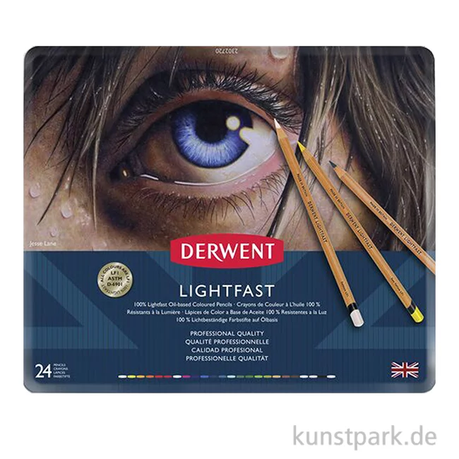 Artikelbild 1 des Artikels “Derwent LIGHTFAST Farbstifte - 24er Set “