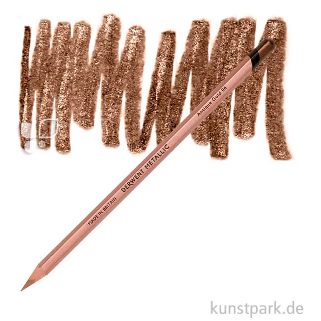 Artikelbild 1 des Artikels “Derwent METALLIC Farbstift einzeln Stift | Antique Gold“
