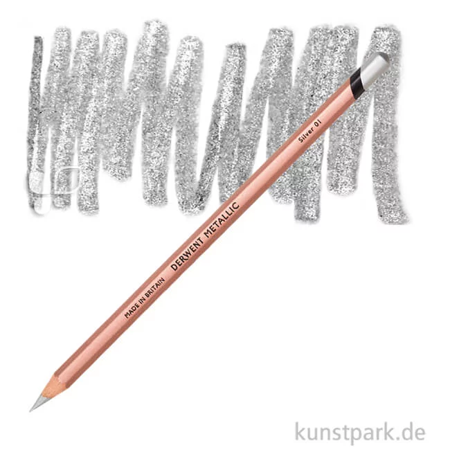 Artikelbild 1 des Artikels “Derwent METALLIC Farbstift einzeln Stift | Silver“