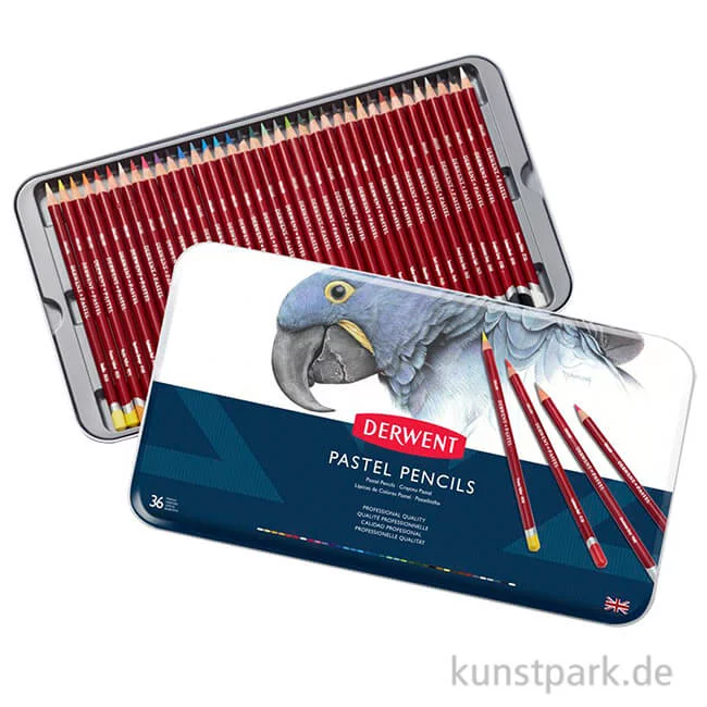 Artikelbild 1 des Artikels “Derwent PASTELS, 36 Pastellstifte im Metalletui “