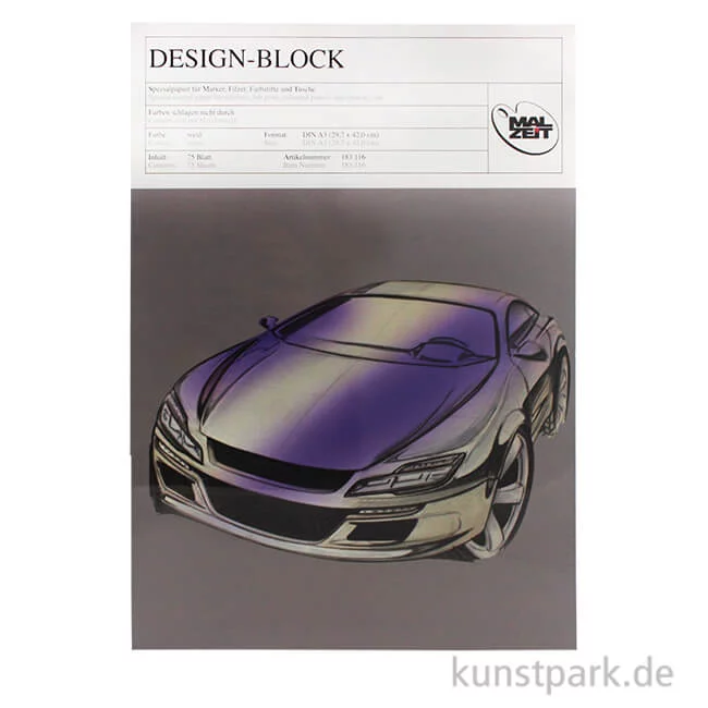 Artikelbild 1 des Artikels “Design-Block für Marker, 75 Blatt, 70g DIN A3“
