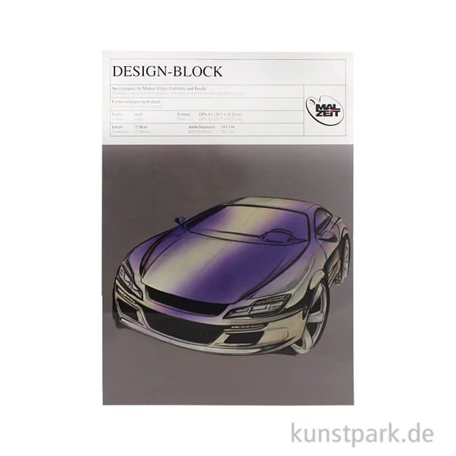 Artikelbild 1 des Artikels “Design-Block für Marker, 75 Blatt, 70g DIN A4“