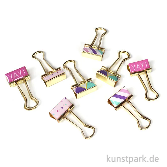 Artikelbild 1 des Artikels “Design Clips - Geometric, 8 Stück sortiert “