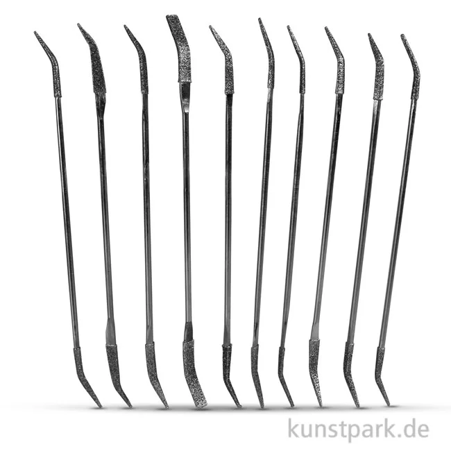 Artikelbild 1 des Artikels “Diamant-Riffel Feilen Set, Profiqualität 10-teilig “