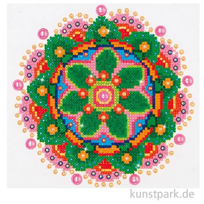 Artikelbild 1 des Artikels “DIAMOND DOTZ Flower Mandala, Größe etwa 25,4 x 20,3 cm “
