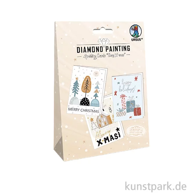 Artikelbild 1 des Artikels “Diamond Painting Cards - Cosy X-Mas Weihnachtskarten “