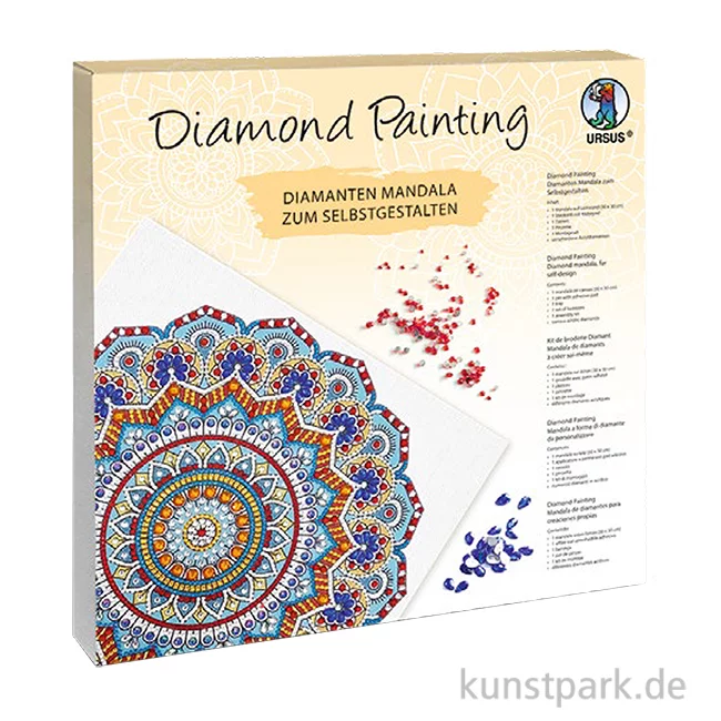 Artikelbild 1 des Artikels “Diamond Painting Set - Mandala 1, 30 x 30 cm “