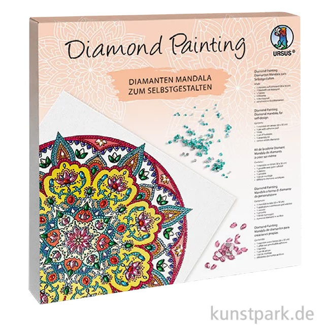 Artikelbild 1 des Artikels “Diamond Painting Set - Mandala 3, 30 x 30 cm “