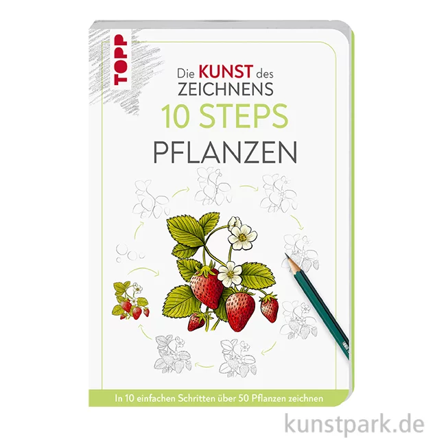 Artikelbild 1 des Artikels “Die Kunst des Zeichnens 10 Steps - Pflanzen, Topp Verlag “
