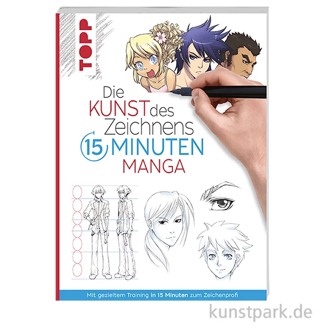 Artikelbild 1 des Artikels “Die Kunst des Zeichnens 15 Minuten - Manga, Topp Verlag “