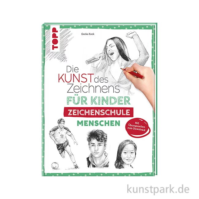 Artikelbild 1 des Artikels “Die Kunst des Zeichnens für Kinder Zeichenschule - Menschen, Topp “