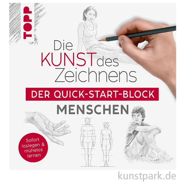 Artikelbild 1 des Artikels “Die Kunst des Zeichnens Menschen. Der Quick-Start-Block, Topp Verlag “