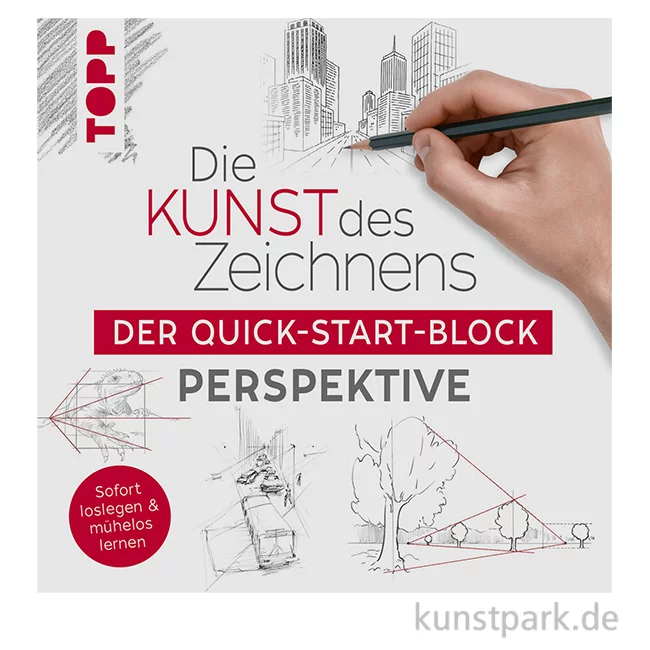 Artikelbild 1 des Artikels “Die Kunst des Zeichnens - Quick-Start-Block Perspektive, Topp Verlag “
