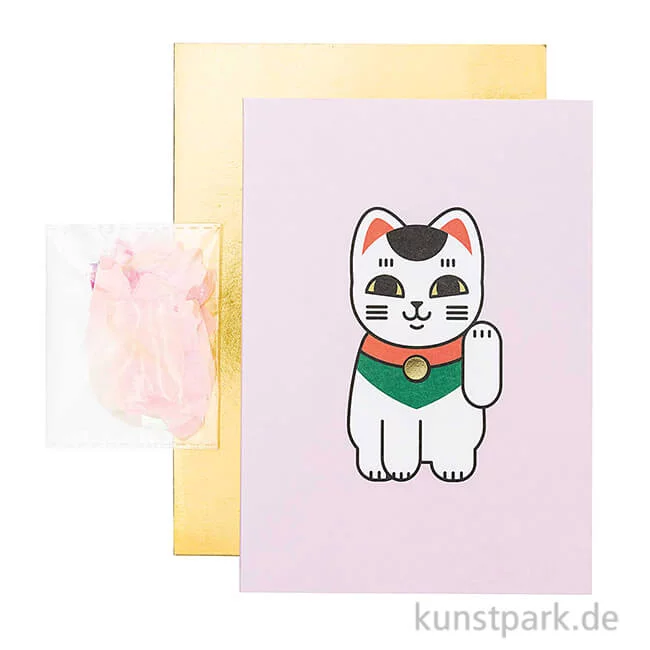 Artikelbild 1 des Artikels “DIY Card - Jardin Japonais, Winkekatze “
