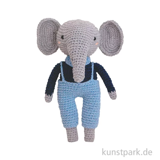 Artikelbild 1 des Artikels “DIY Häkelset - Amigurumi Elefant, Coccolini Fanty “
