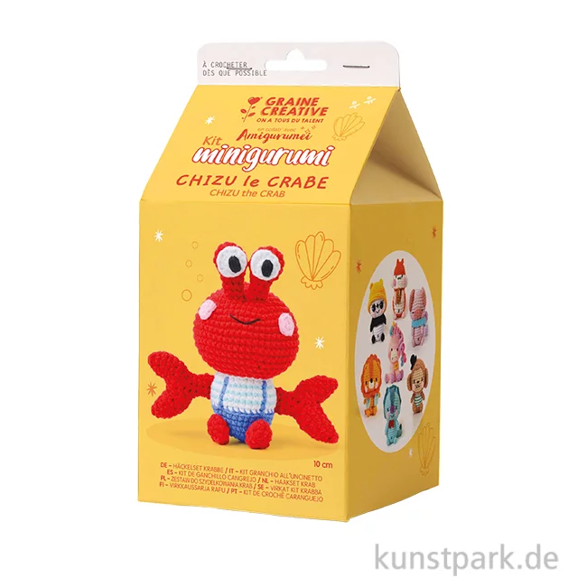 Artikelbild 1 des Artikels “DIY Häkelset - Krabbe Amigurumi Kit “