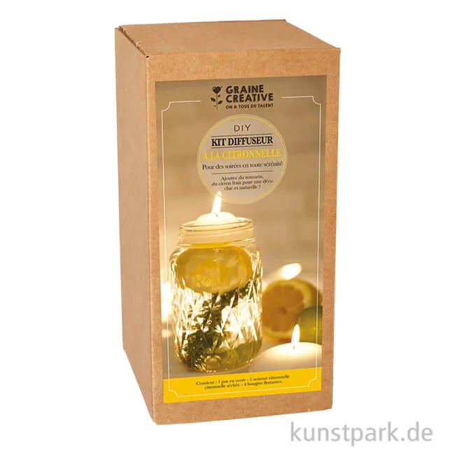 Artikelbild 1 des Artikels “DIY Set - Citronella Duft Diffuser mit Kerzen “