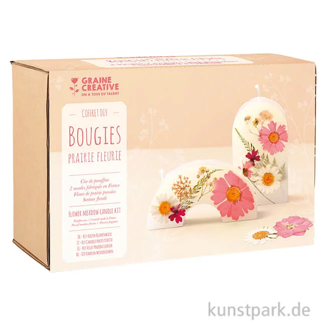 Artikelbild 1 des Artikels “DIY Set - Kerzen mit gepressten Blumen “