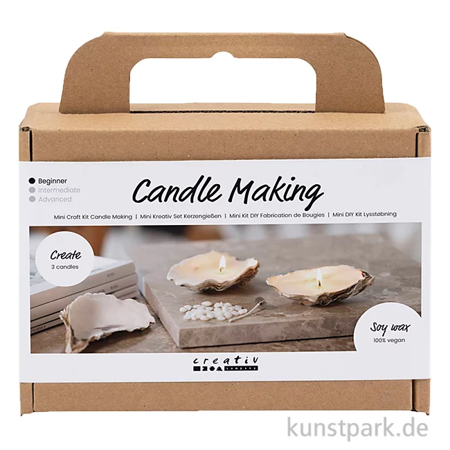 Artikelbild 1 des Artikels “DIY Set Kerzengießen - Sojawachskerzen in Austernschalen “