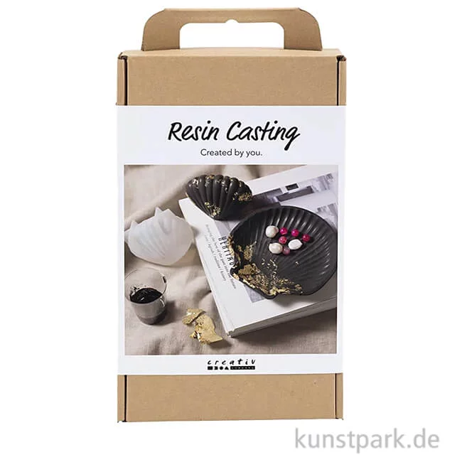 Artikelbild 1 des Artikels “DIY Set - Muschelschale + Deko Gießen, Schwarz, Gold “