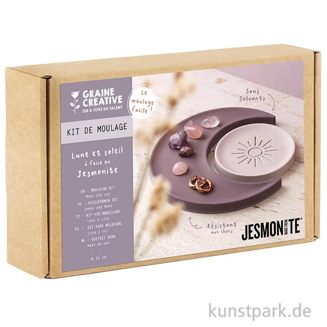 Artikelbild 1 des Artikels “DIY Set - Schalen gießen mit Jesmonite AC100 + Zubehör, Mond + Sonne “