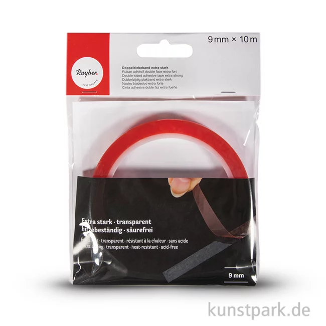 Artikelbild 1 des Artikels “Doppelklebeband extra stark, transparent, 10m 9 mm“