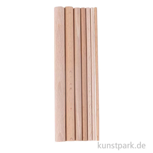 Artikelbild 1 des Artikels “Dot Painting Holzsticks, Länge 14 cm, 7 Stück sortiert “
