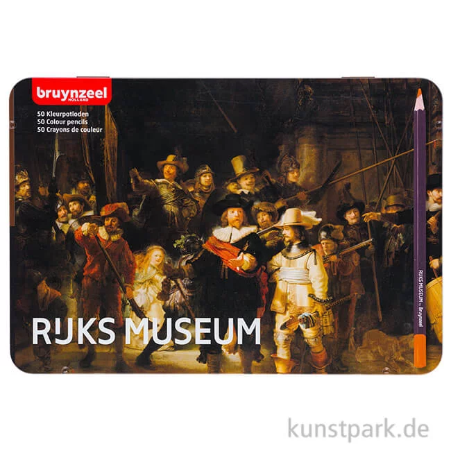 Artikelbild 1 des Artikels “Dutch Masters Box - Die Nachtwache, 50 Buntstifte Metall Etui “